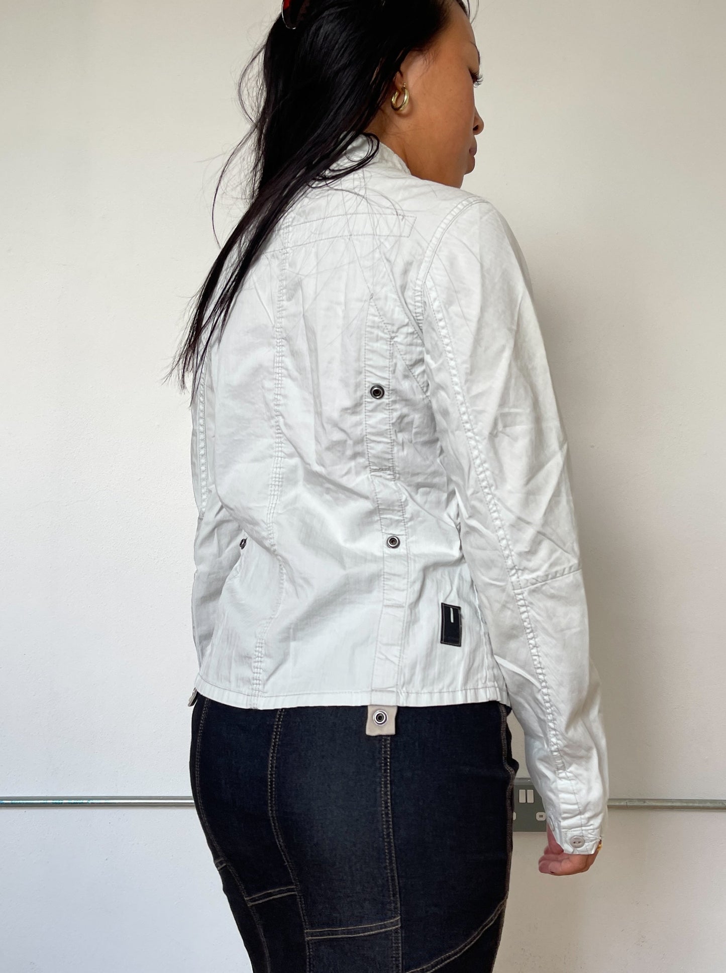 Vintage White Utility Jacket