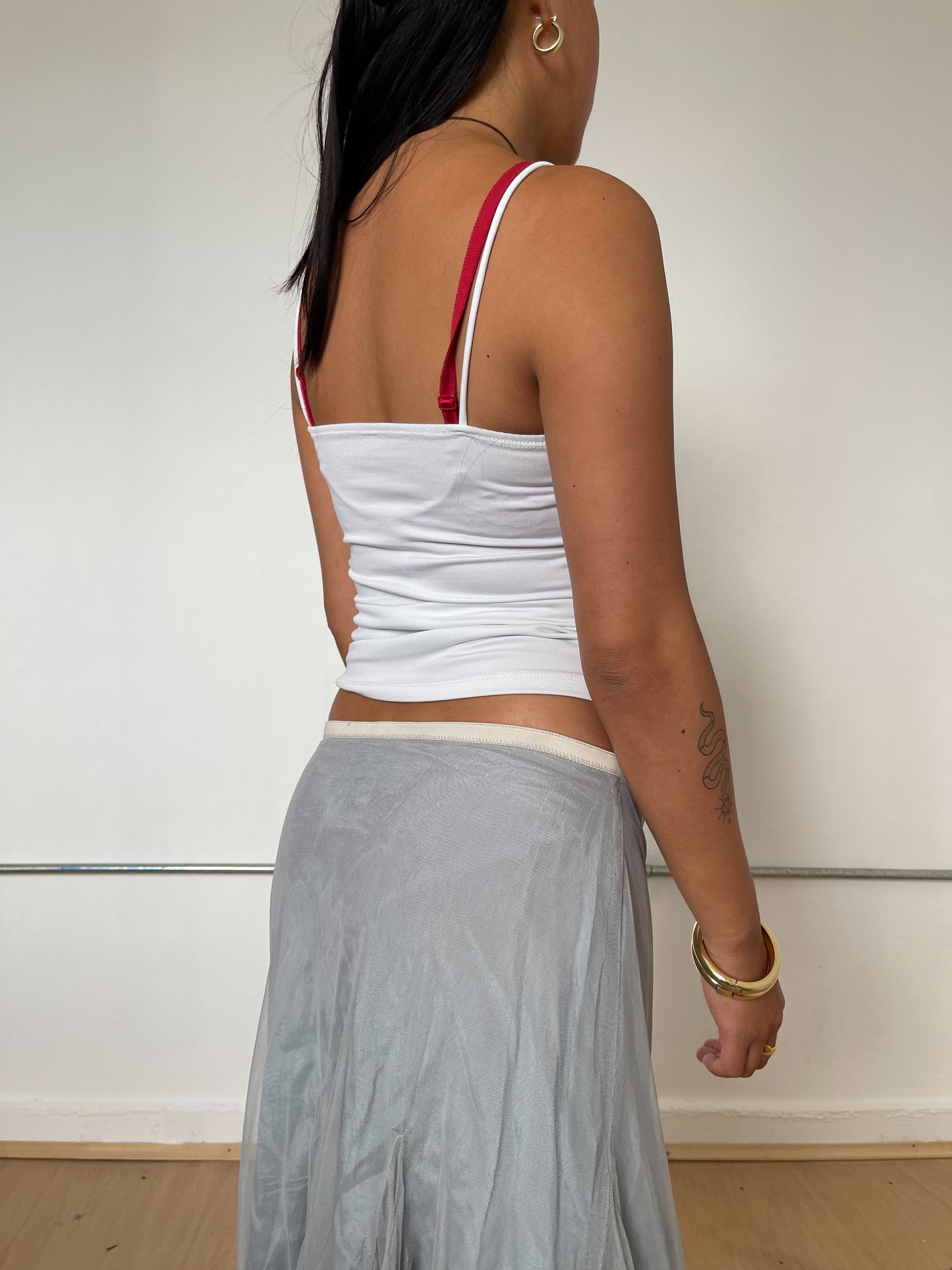 Vintage White Star Cami Top