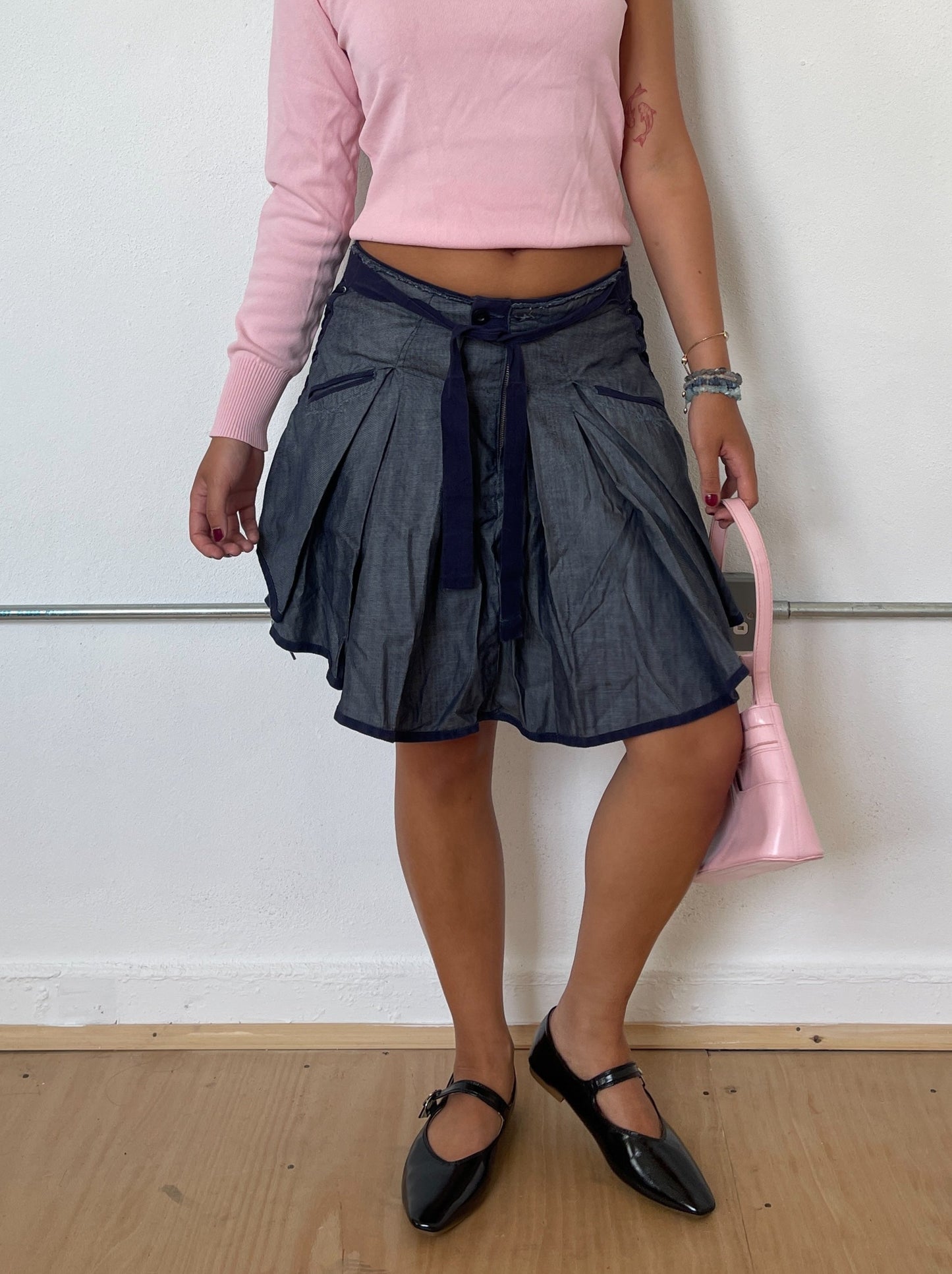 Vintage Marithé François Girbaud Midi Skirt