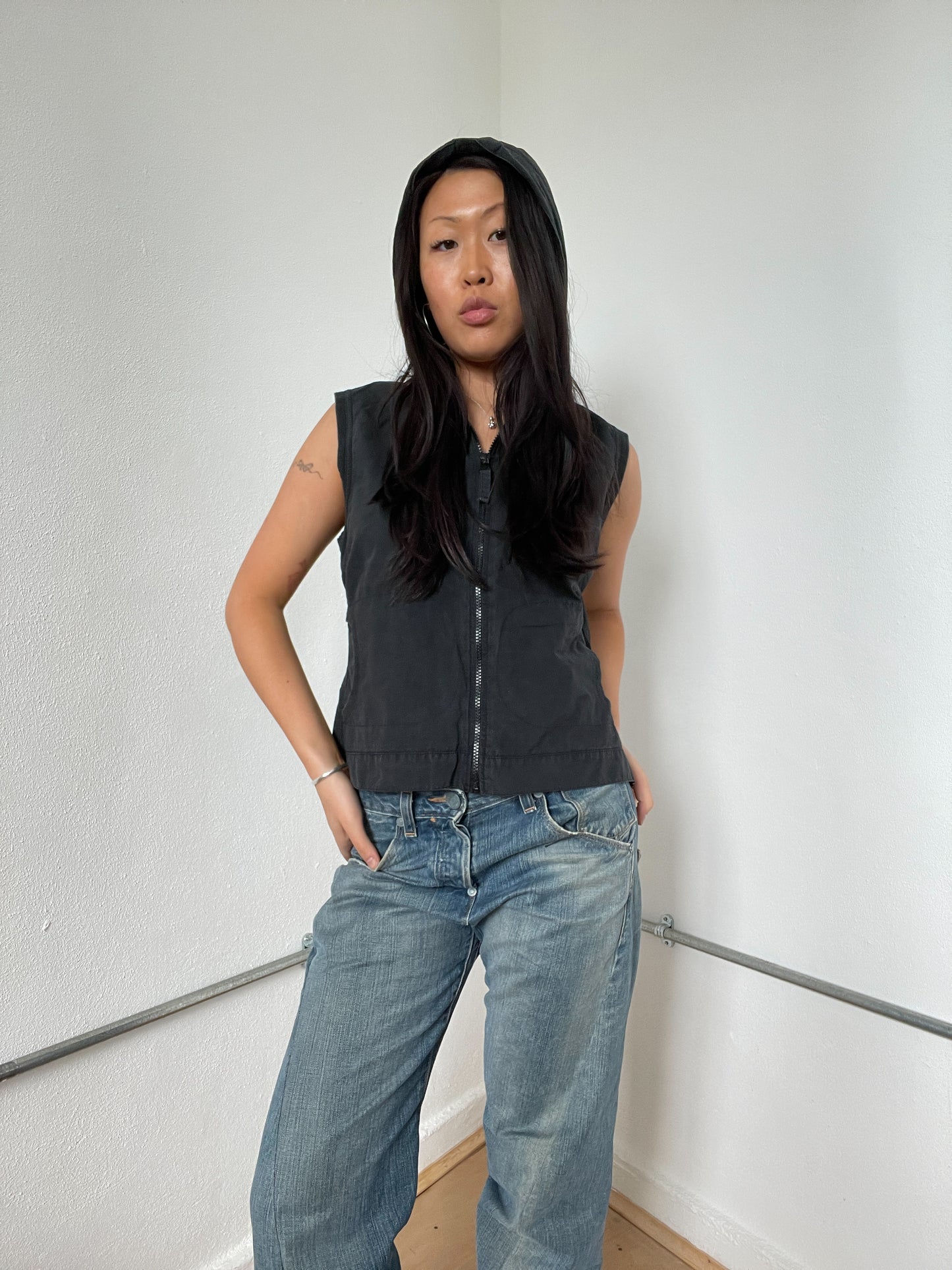 Dark Grey Vest Jacket