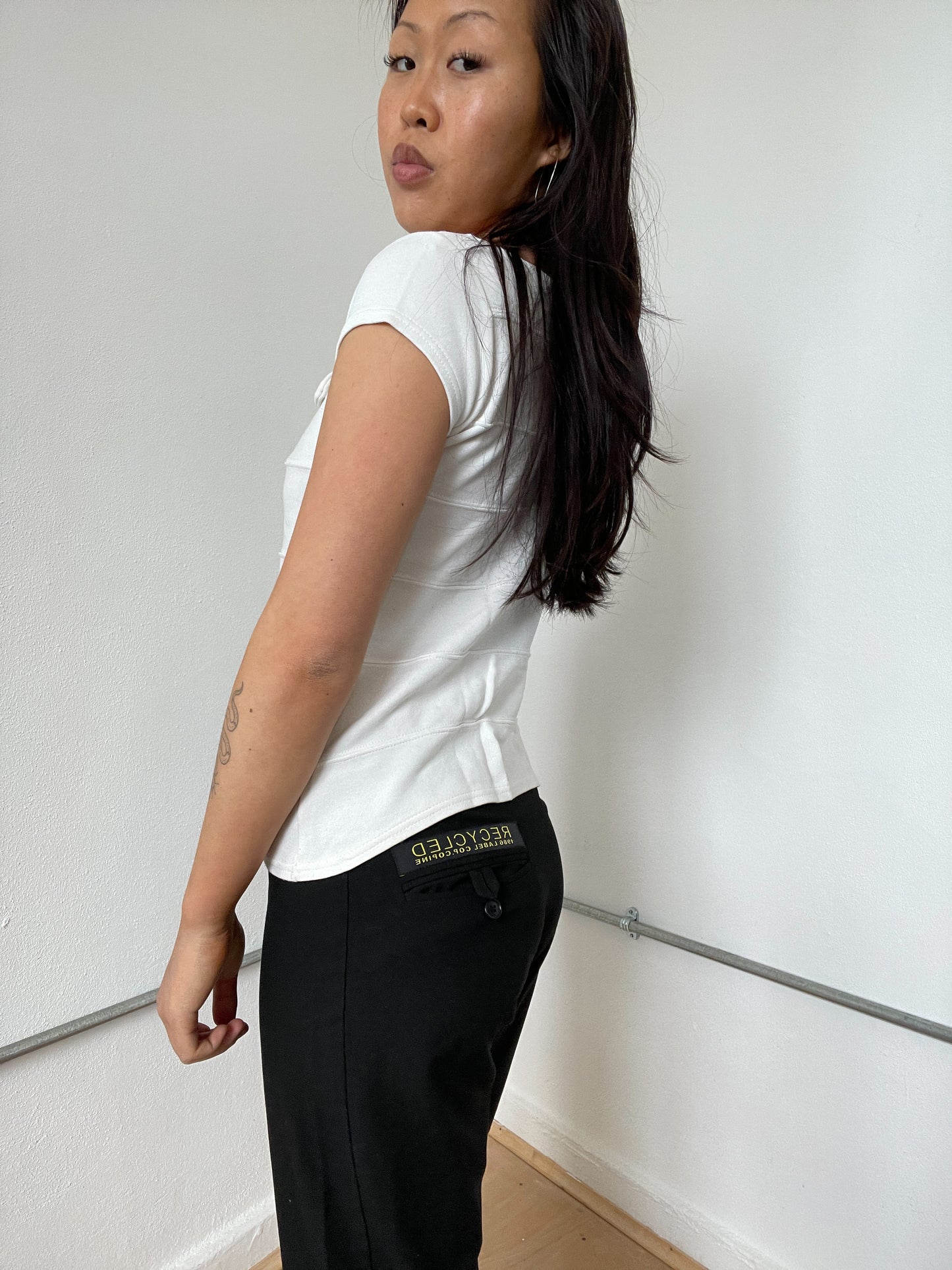 White Detailed Baby Top
