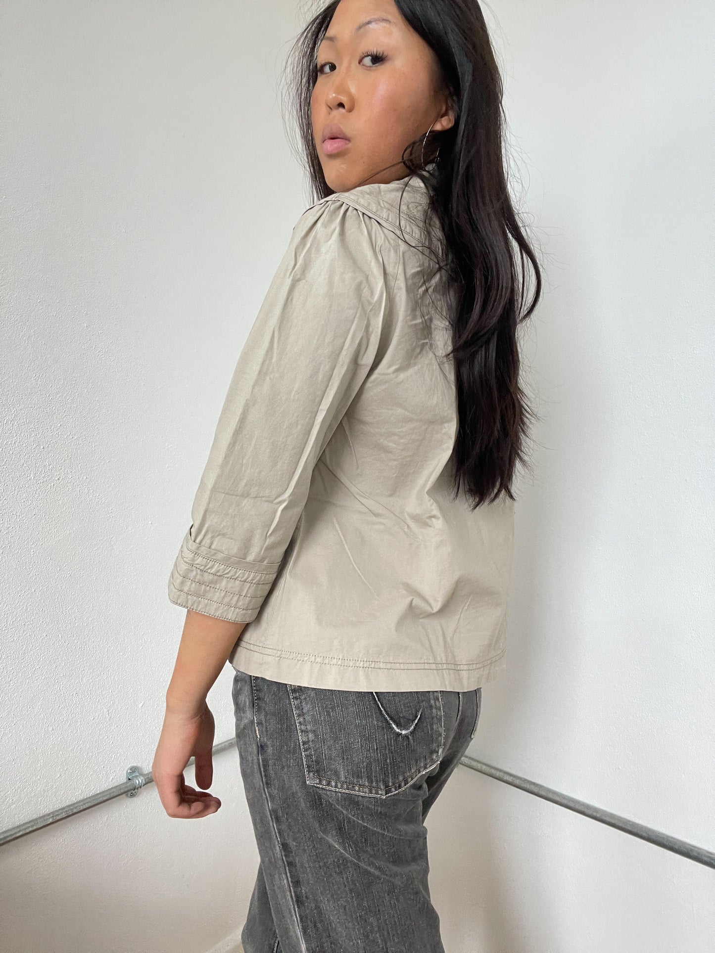 Camel Canvas Swing Jacket