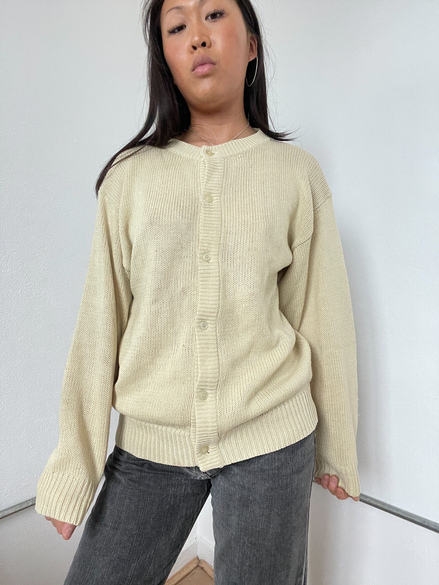 Baby Yellow Knit Cardigan
