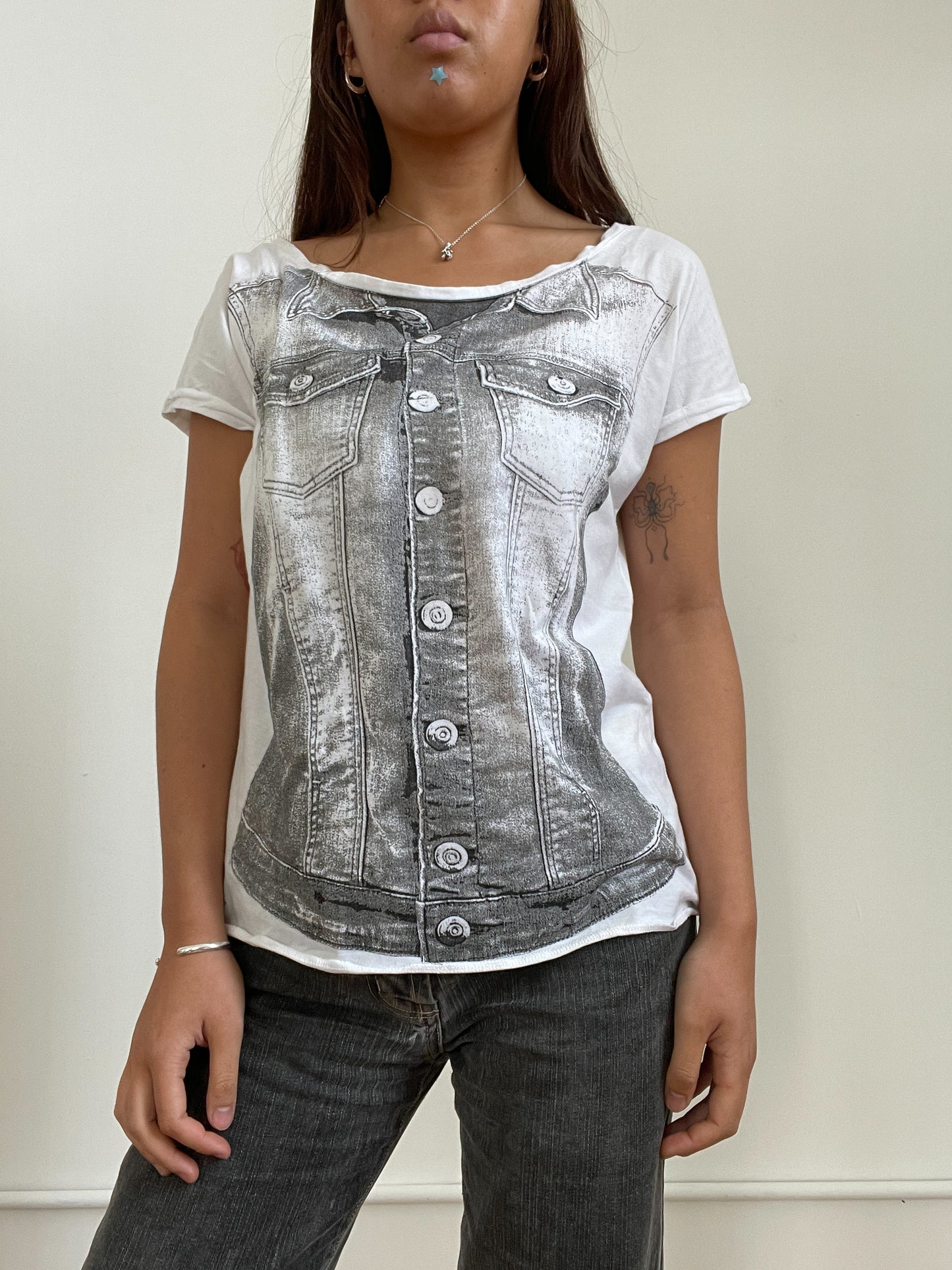 Vintage Graphic Print Top