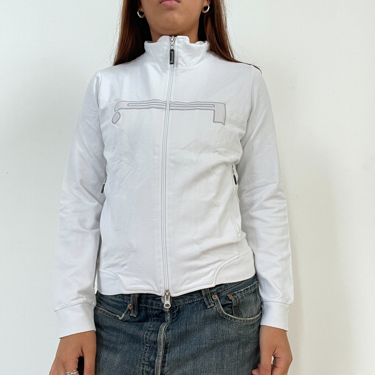 Vintage White Pirelli Track Jacket
