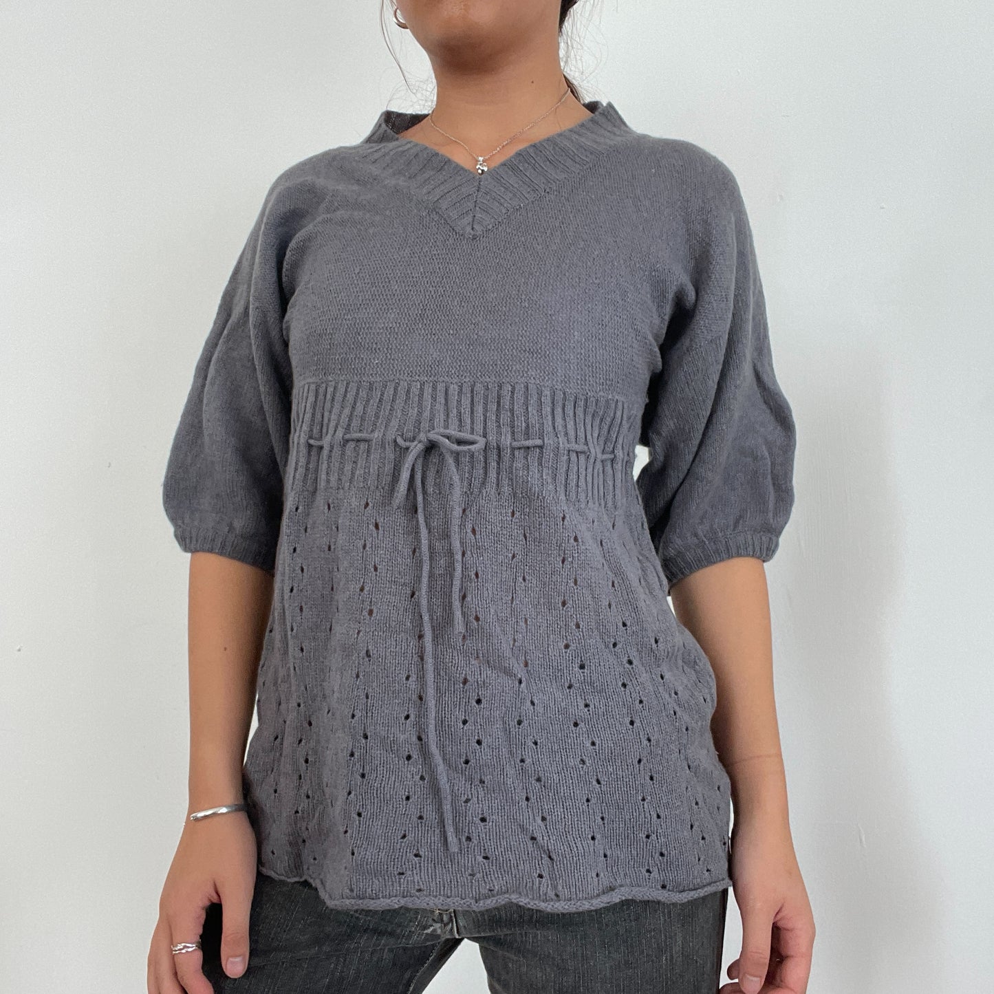 Vintage grey Knitted jumper