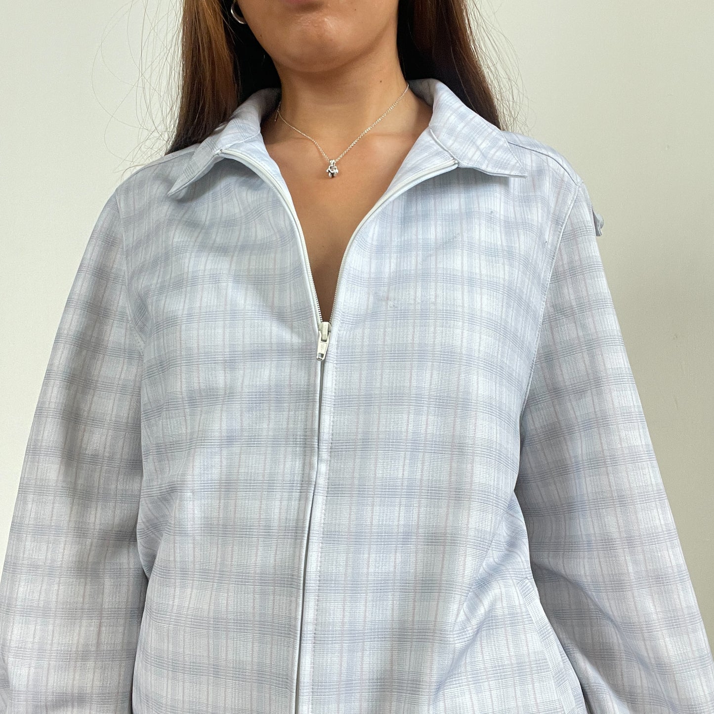 Vintage Checkered Harrington Jacket