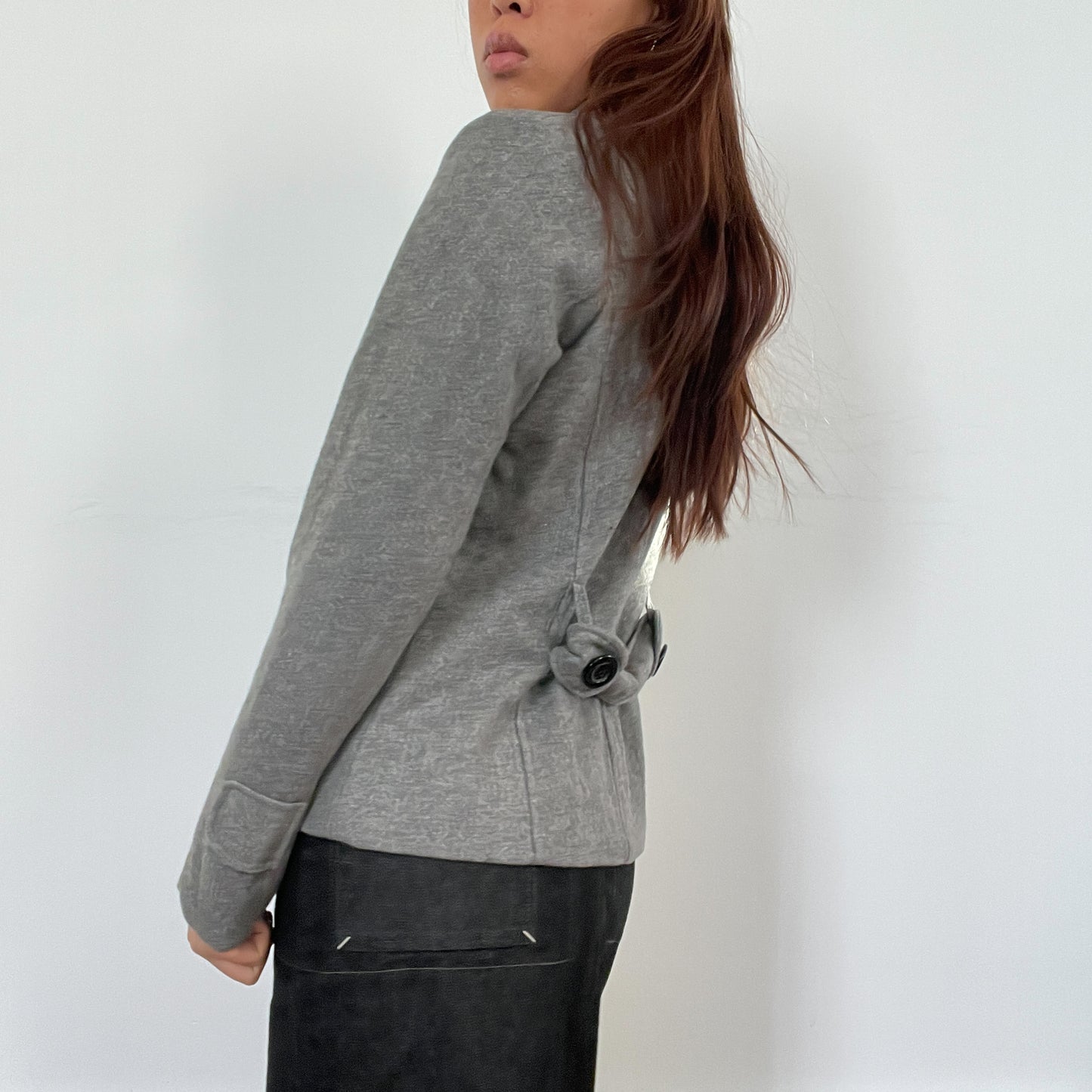 Vintage Grey Peacoat Jacket