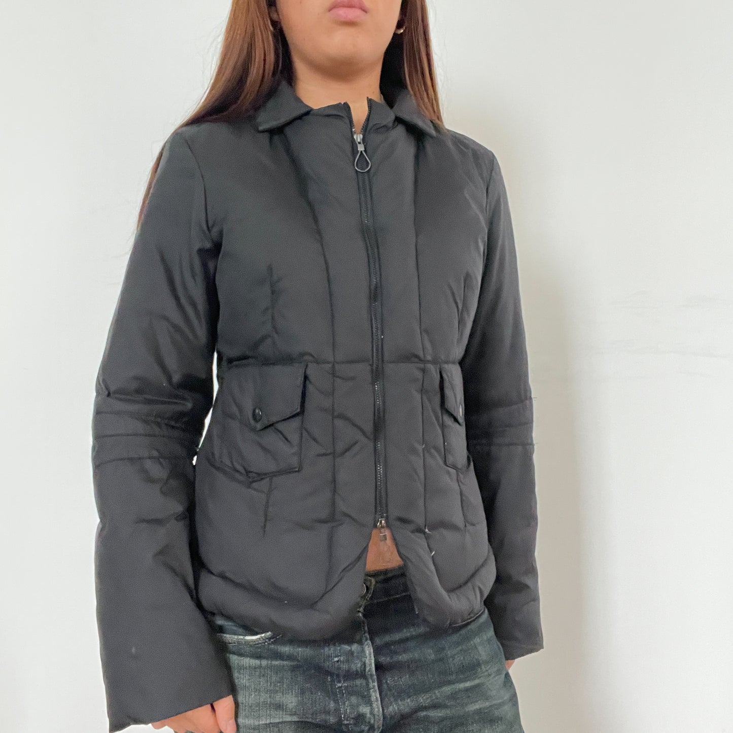 Black COP COPINE Puffer Jacket