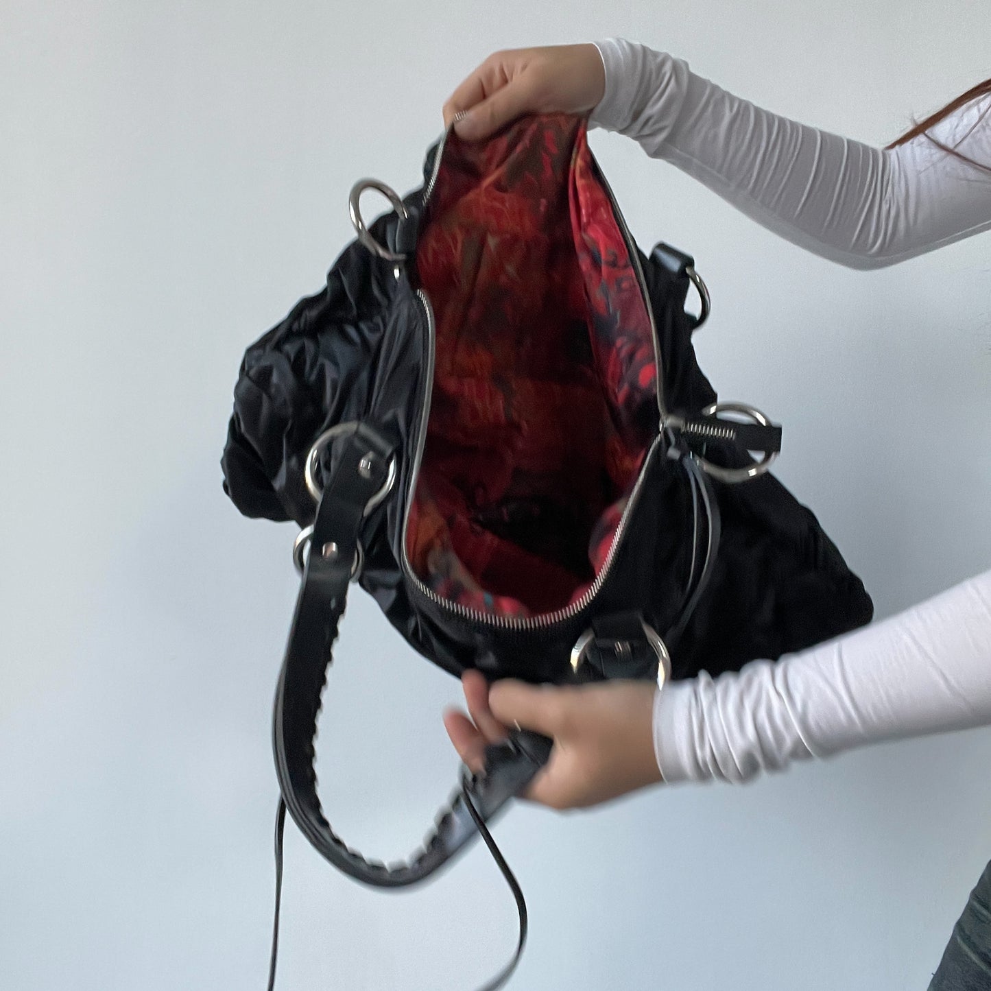 Italian Black Shoulder Bag