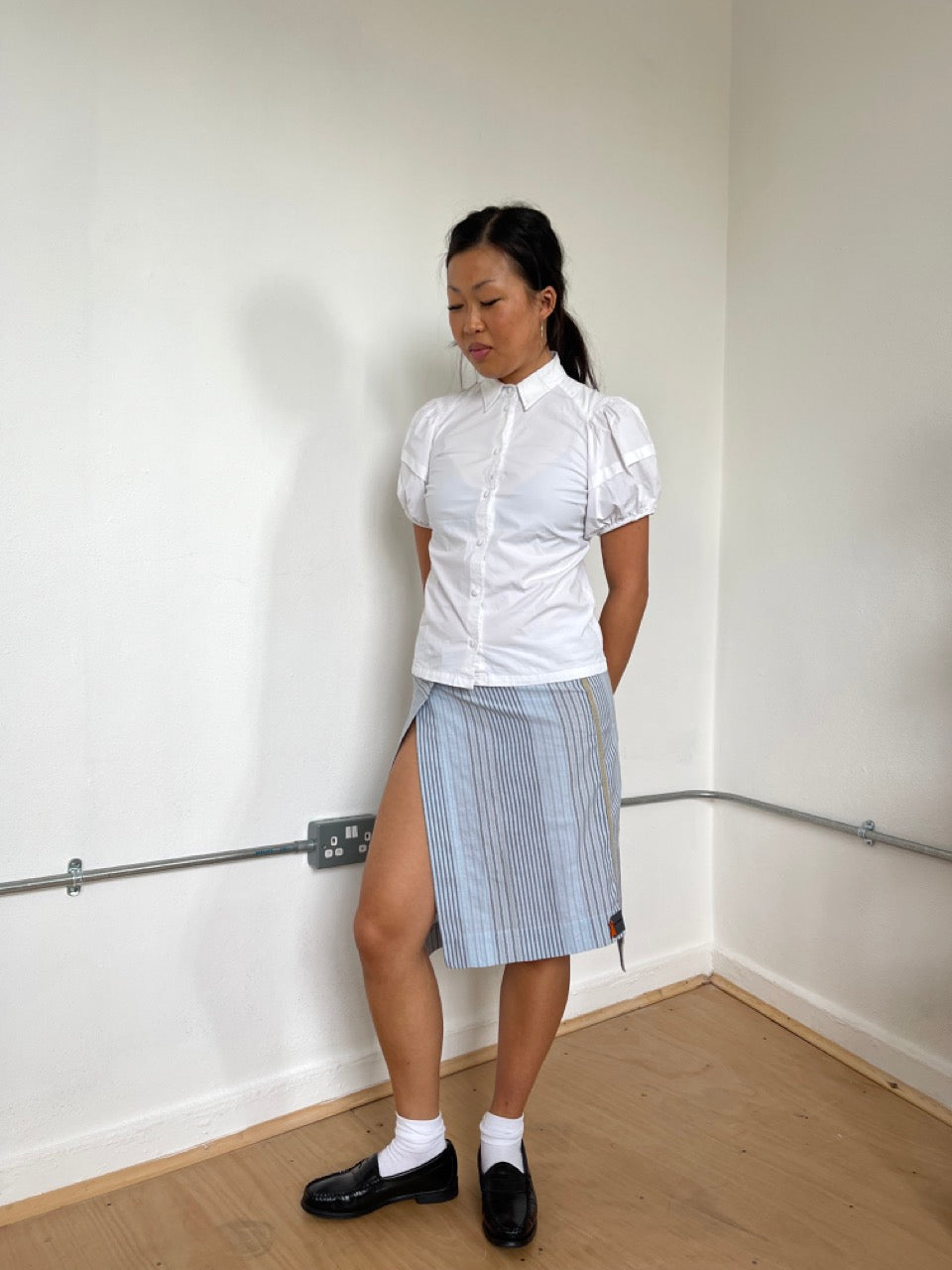 Vintage Cop Copine Slit Skirt