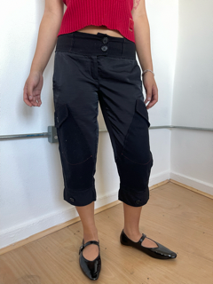 Vintage Black Capris