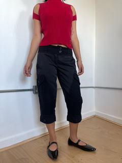 Vintage Black Capris