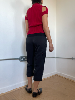 Vintage Black Capris