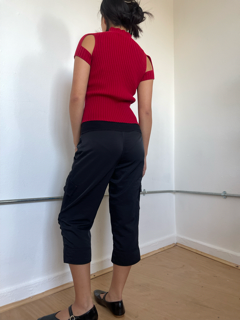 Vintage Black Capris