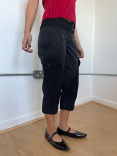 Vintage Black Capris