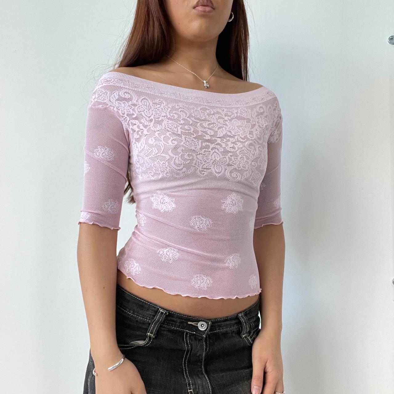 Baby Pink Lace Top