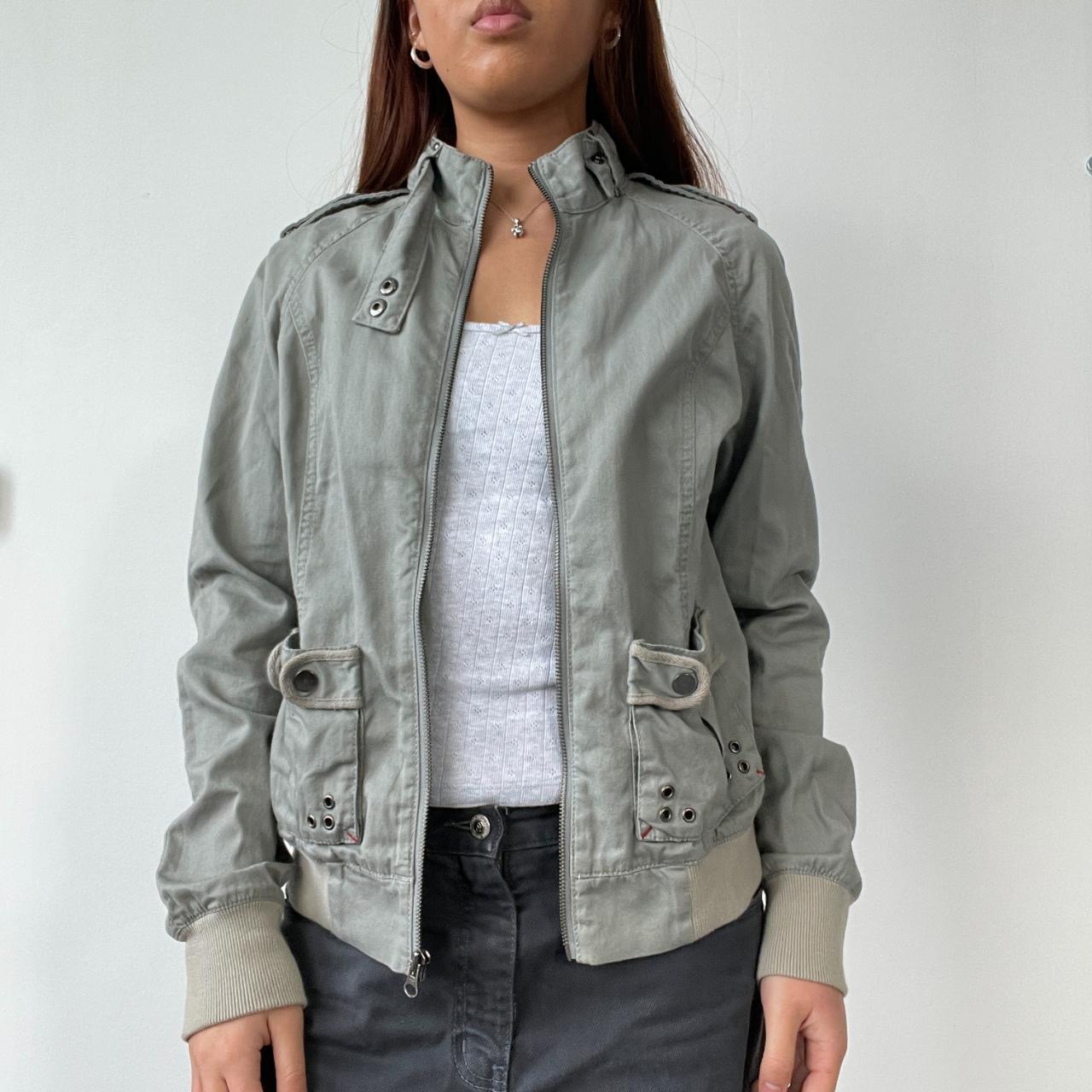 Khaki Grey Utility Jacket