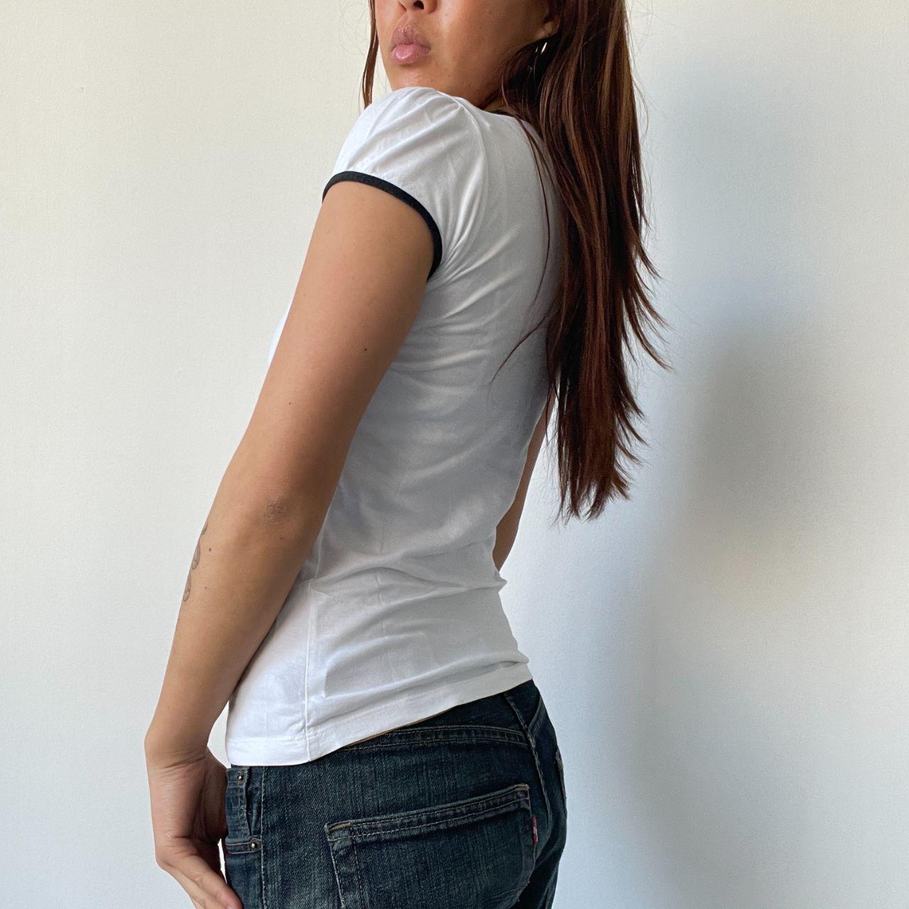 White Scoop Neck Babydoll Top