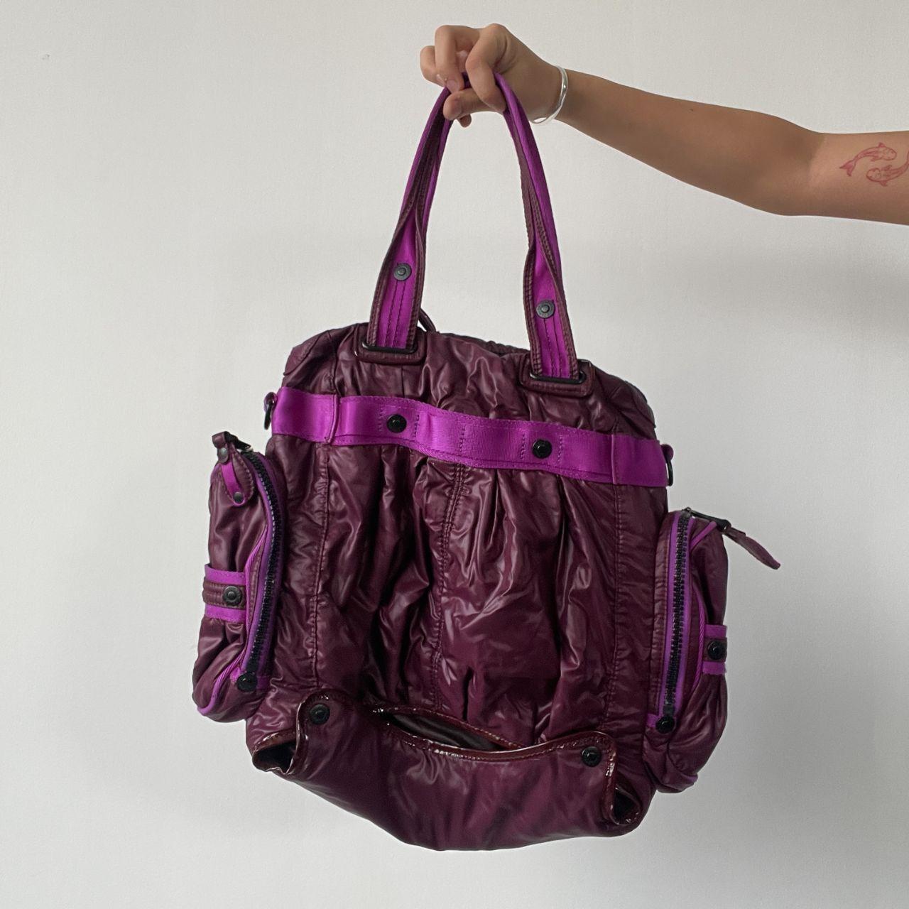 Purple George Gina And Lucy Shoulder Bag