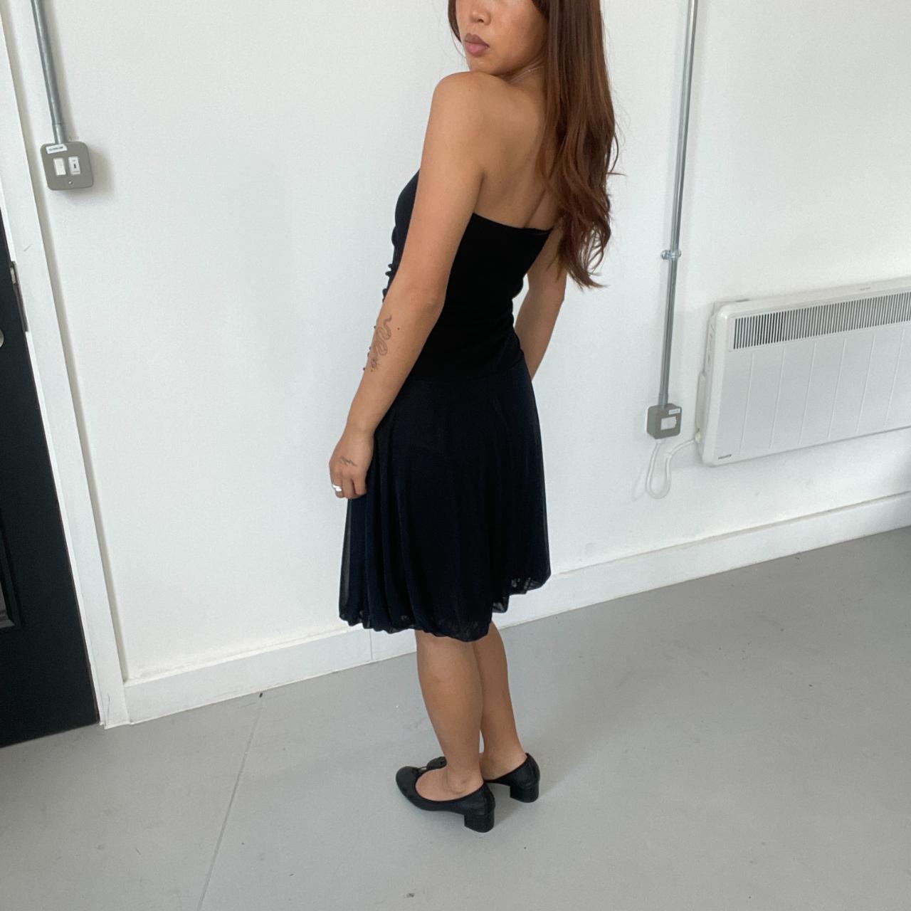 Black Sleeveless Sheer Set
