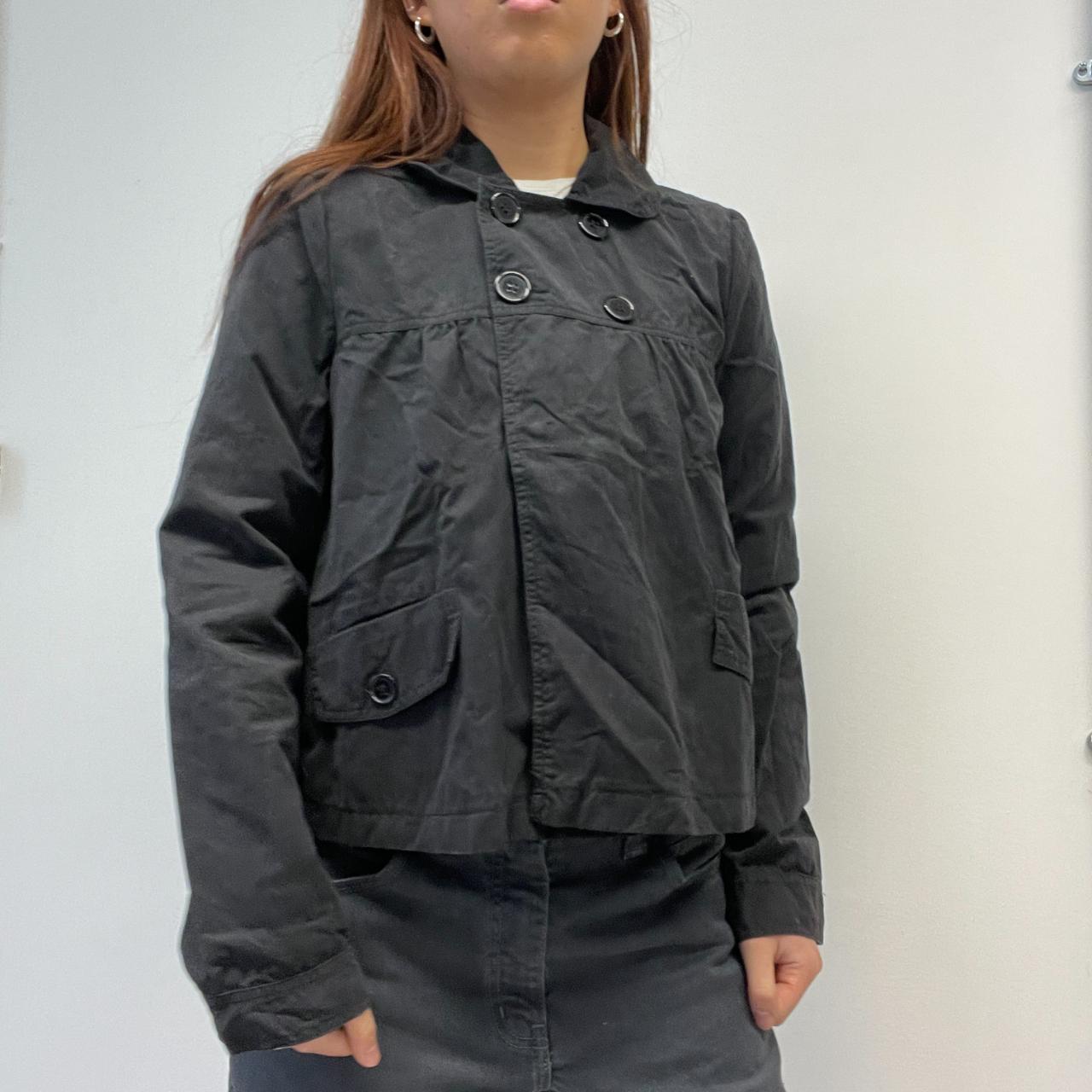 Black Collared Peacoat