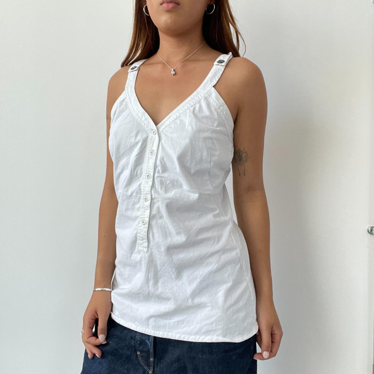 White G-Star Vest Top
