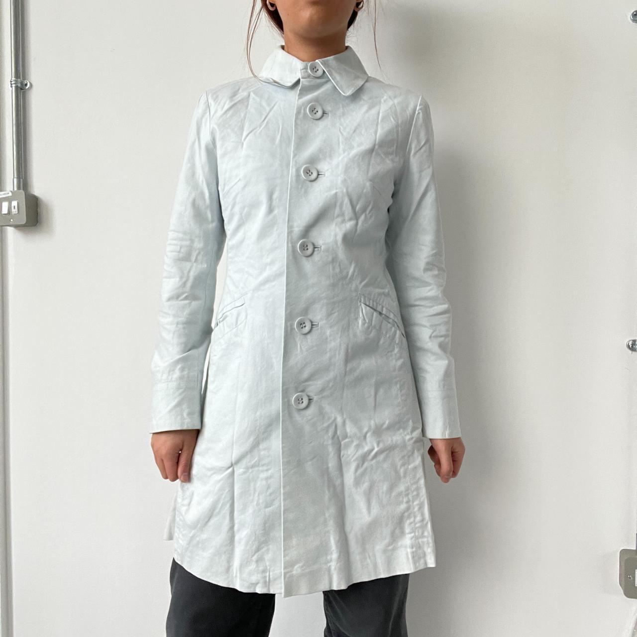 Light Blue/Grey Trench Coat