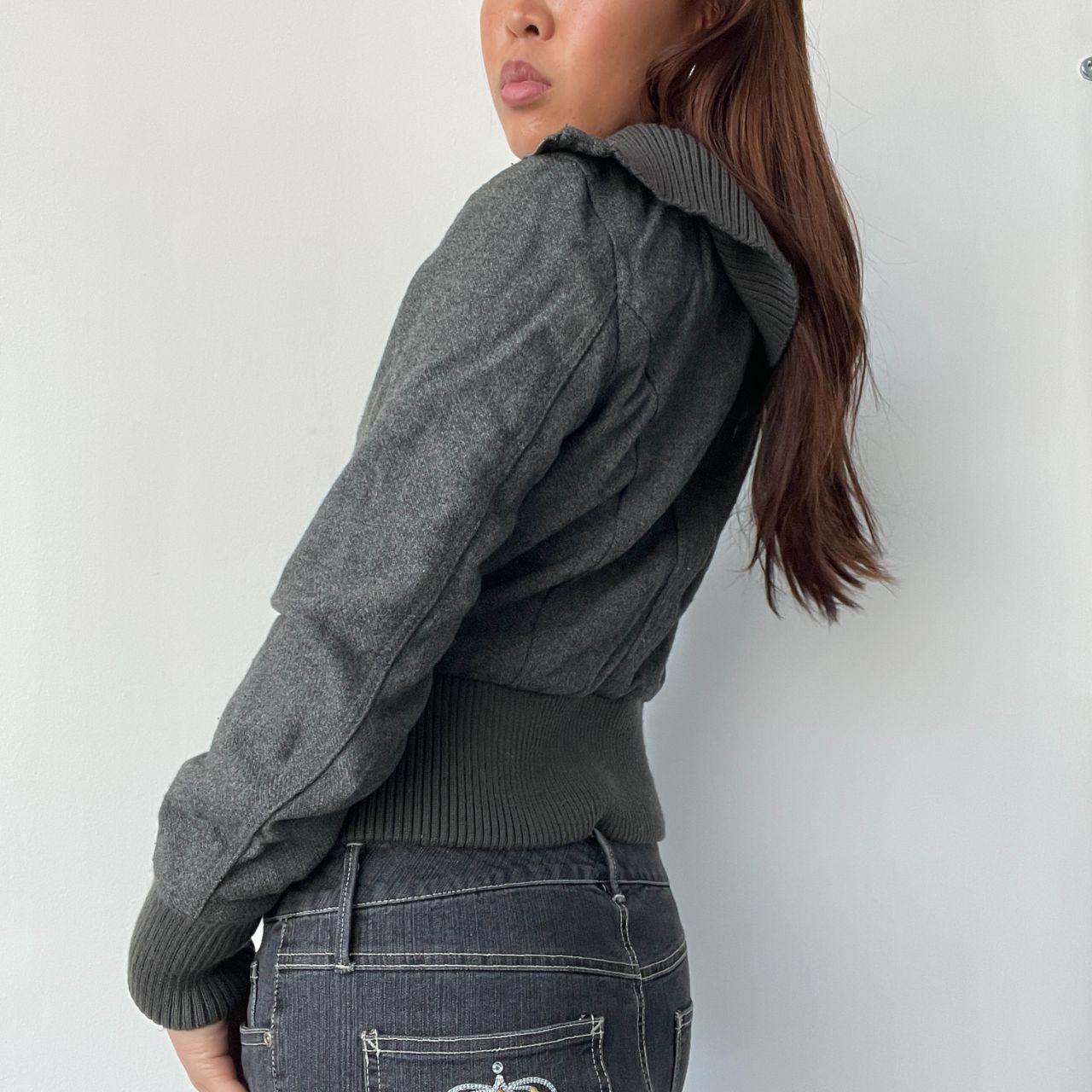 Dark Grey Utility Wool Coat