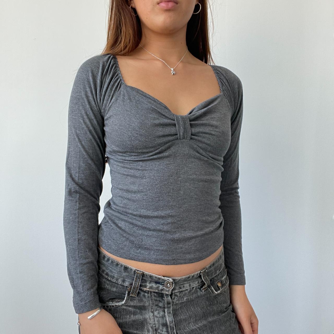 Grey Milkmaid Long Sleeve