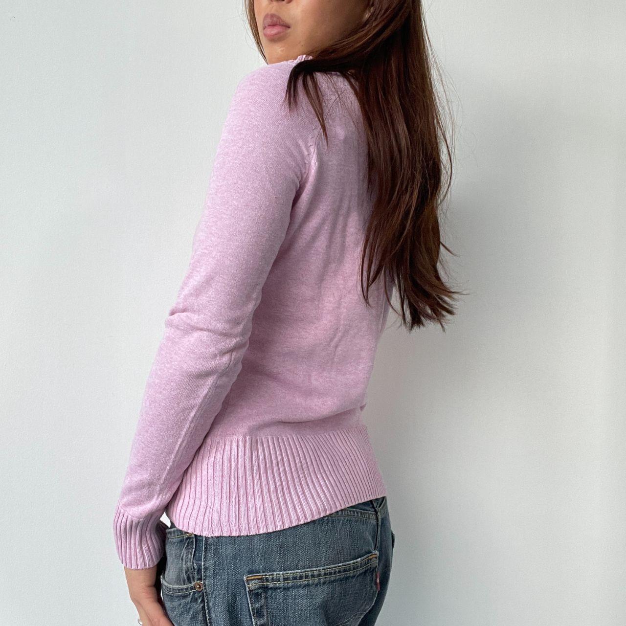 Baby Pink Scoop Neck Jumper Top