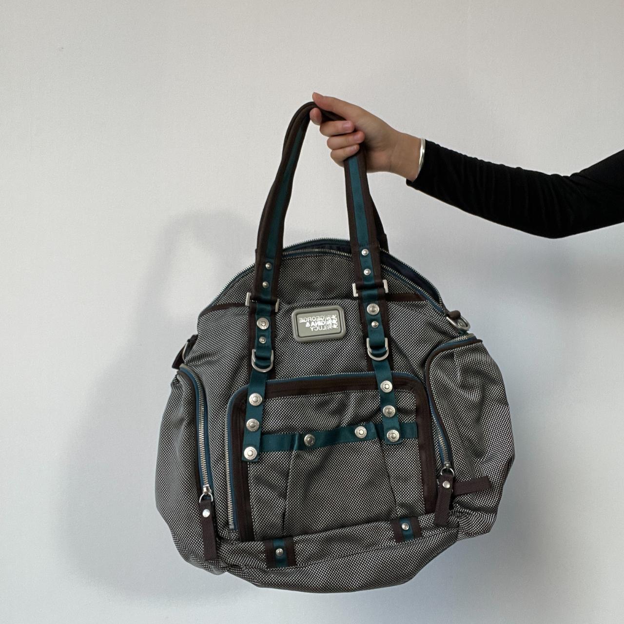 Brown/Teal George Gina And Lucy Shoulder Bag