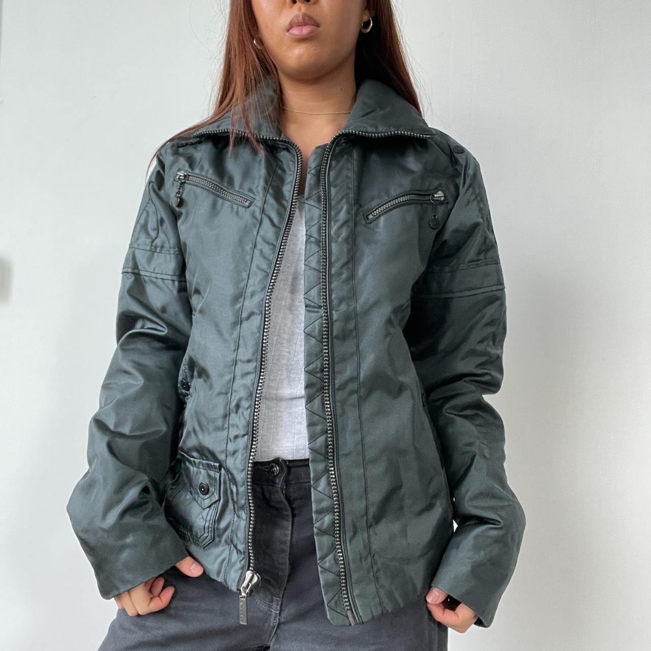 Dark Green/Grey Utility Jacket