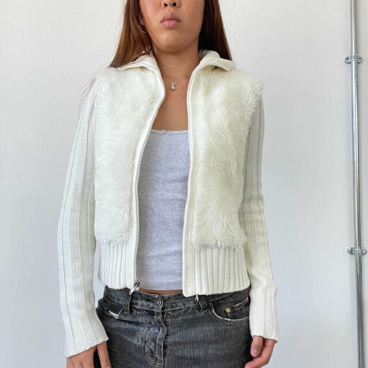 Cream Faux Fur Jumper
