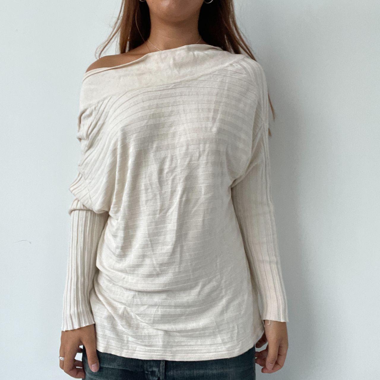 Vintage Off the Shoulder Jumper