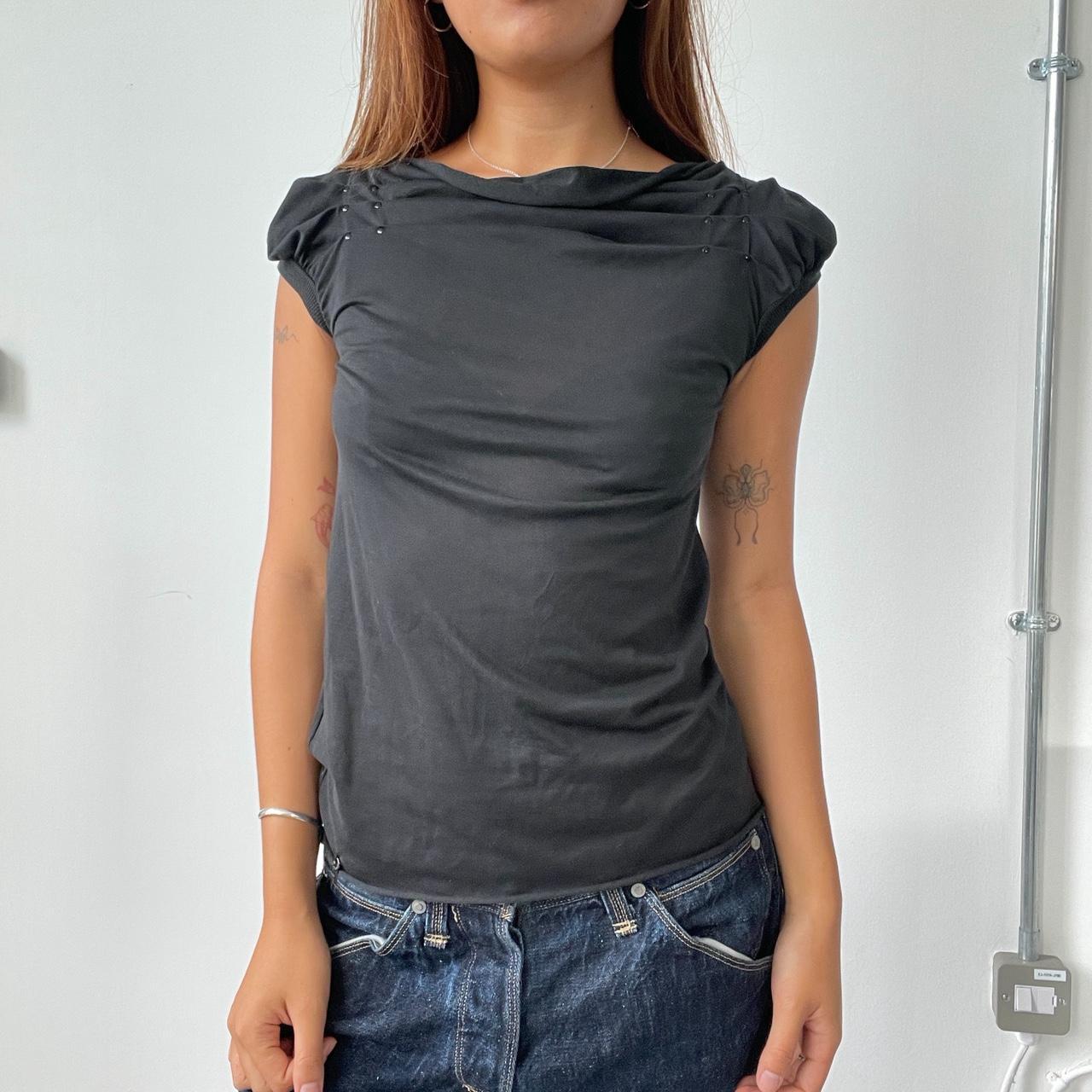 Vintage Black Cop Copine Top