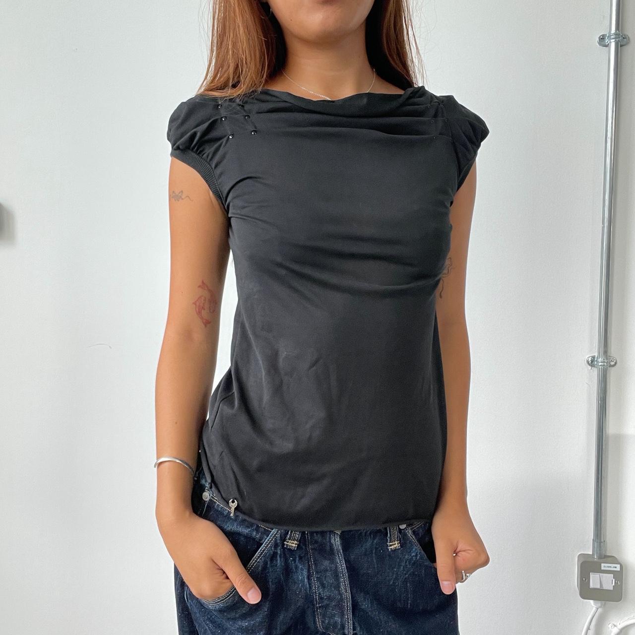 Vintage Black Cop Copine Top