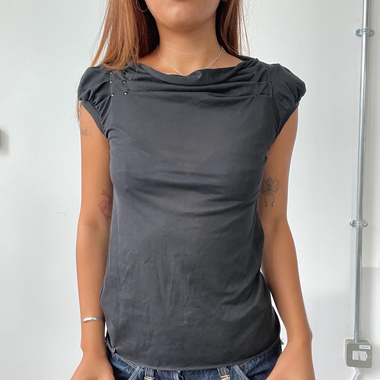 Vintage Black Cop Copine Top