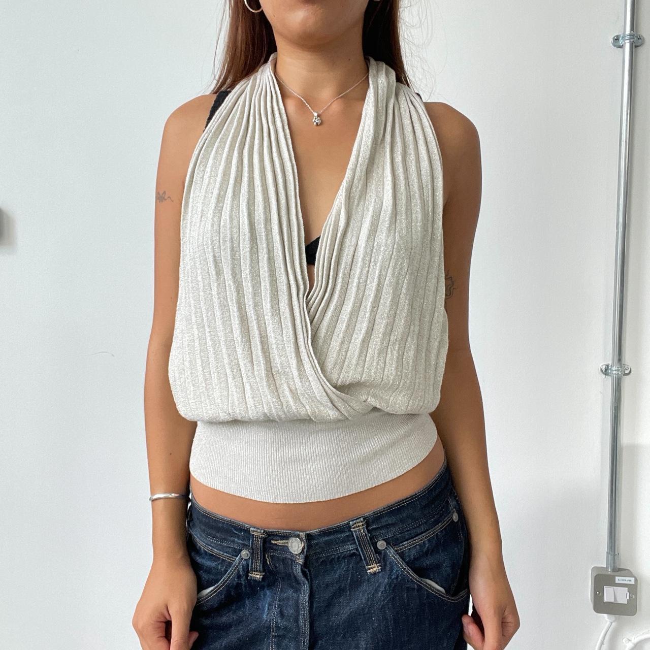 Vintage Shimmer Halter Neck