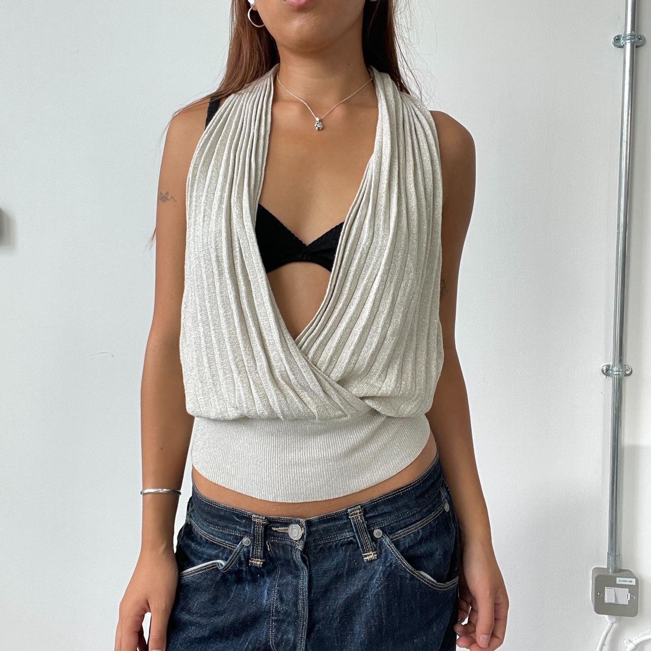 Vintage Shimmer Halter Neck