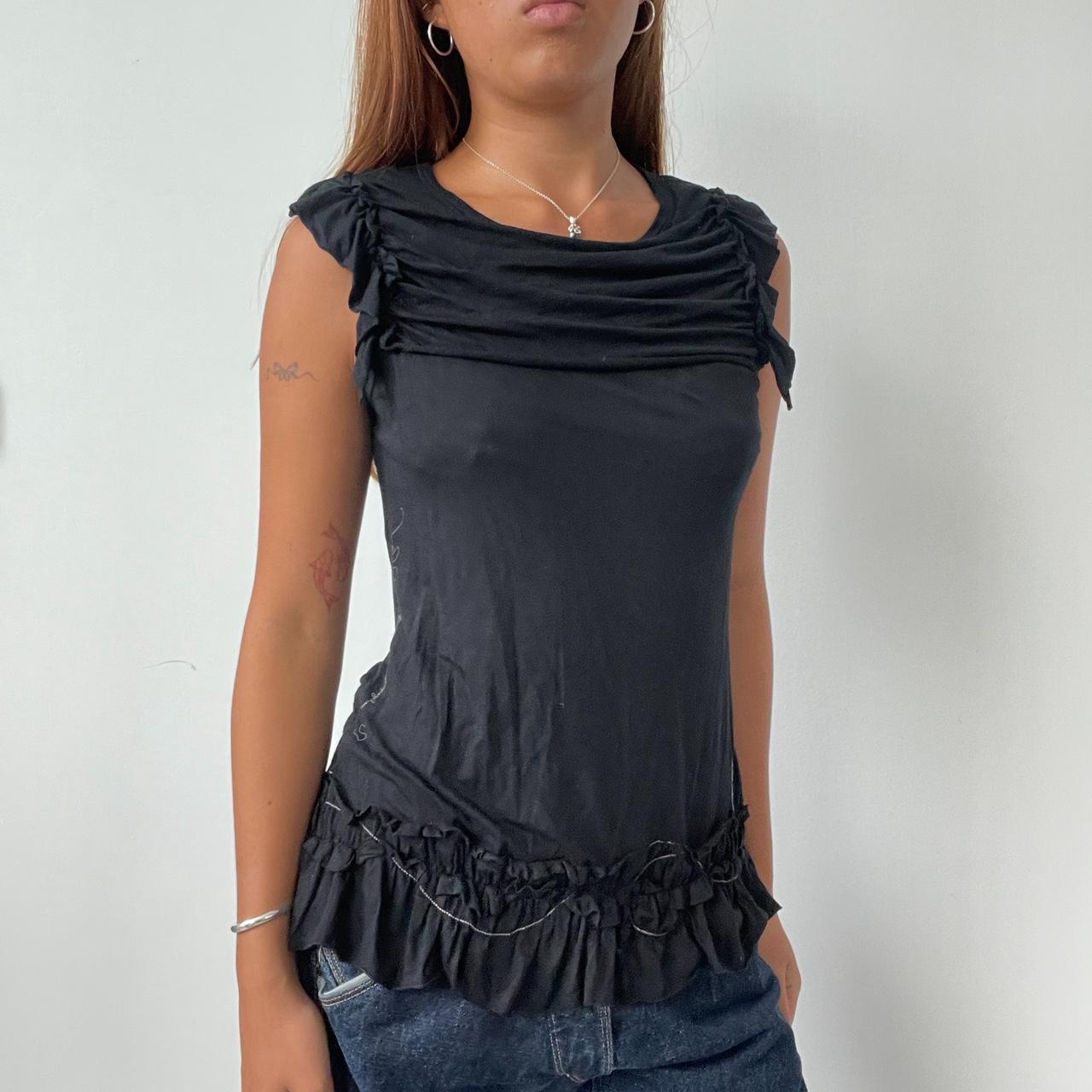 Vintage Cop Copine Ruched Top