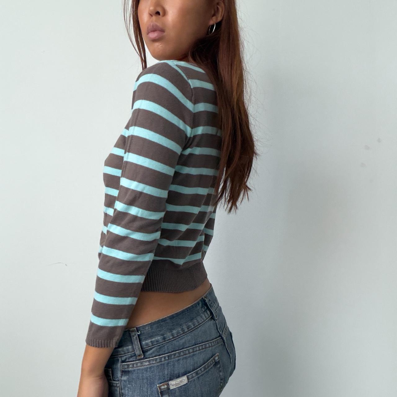 Vintage Brown Stripe Knit