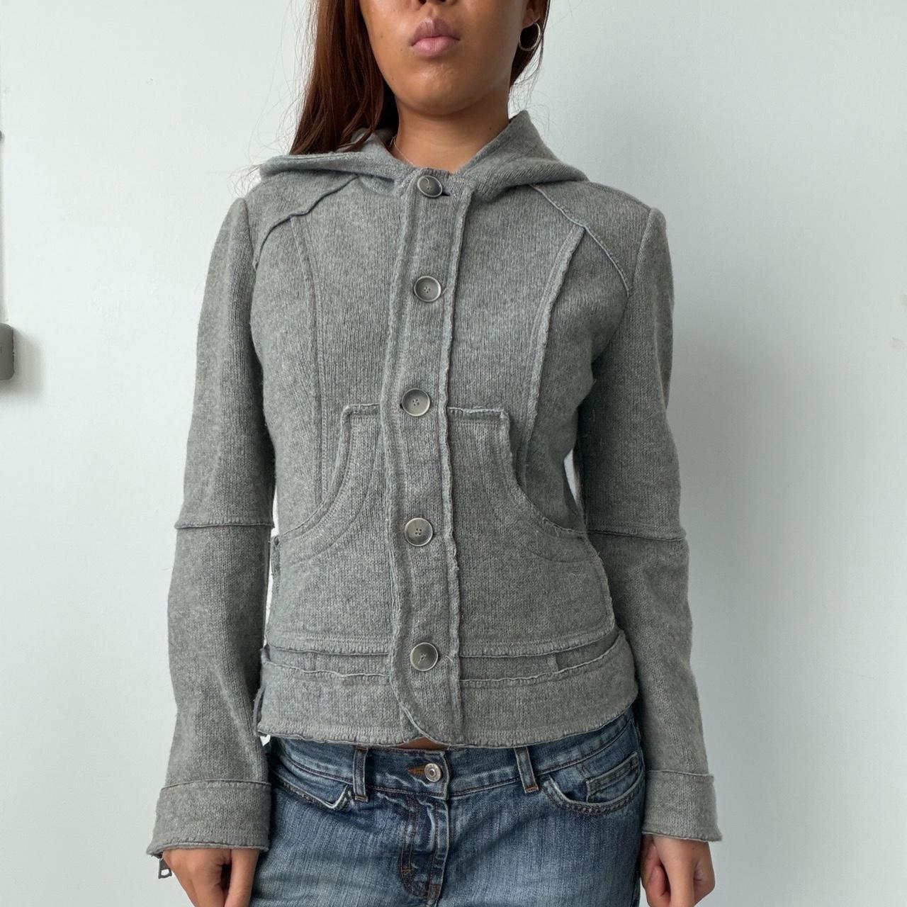Vintage Grey Knit Jumper
