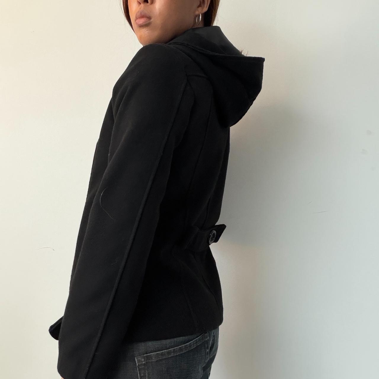 Vintage Wool Hooded Peacoat