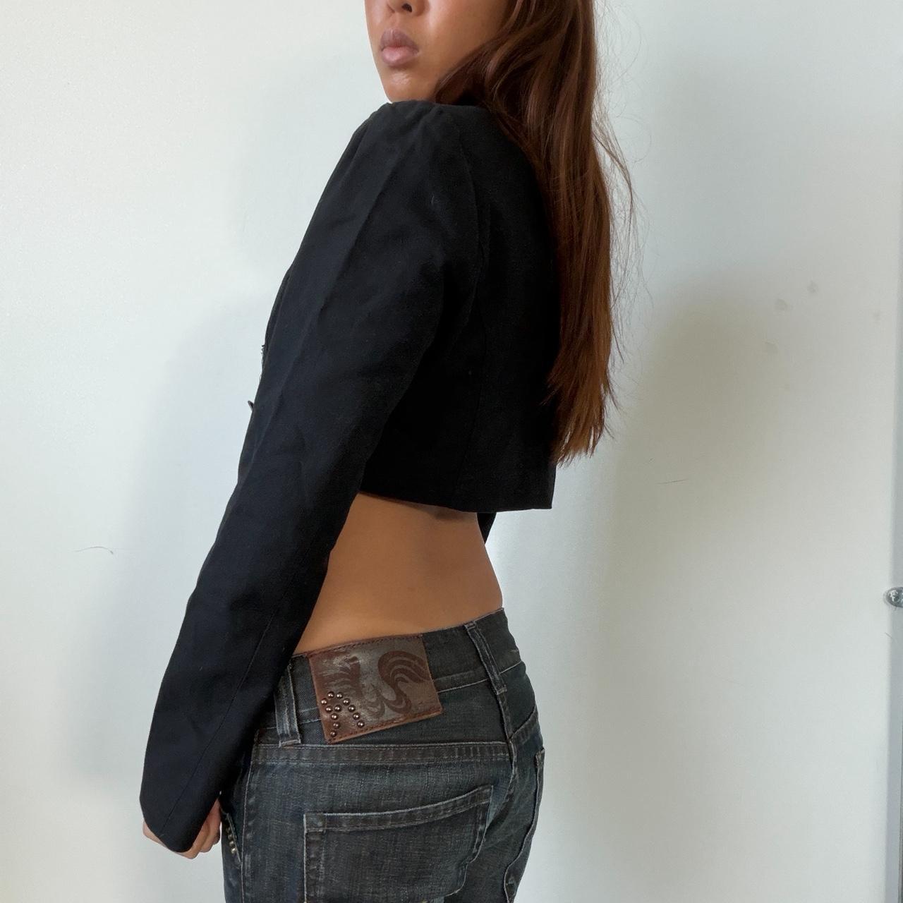 Vintage Black Blazer Bolero