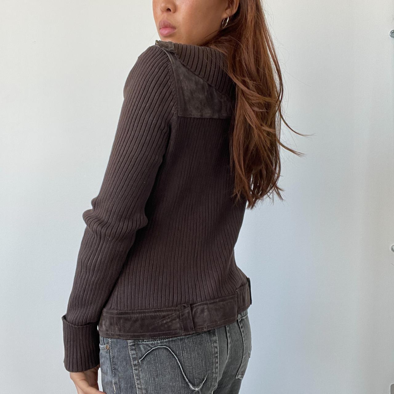 Brown Ribbed Utility Jacket