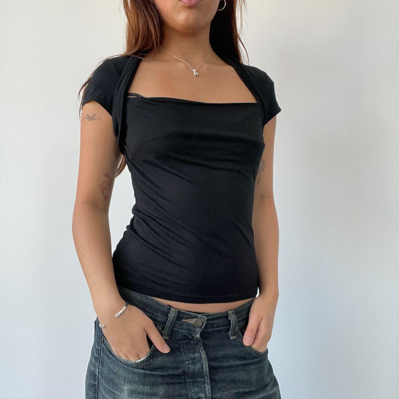 Black Bolero Baby Tee