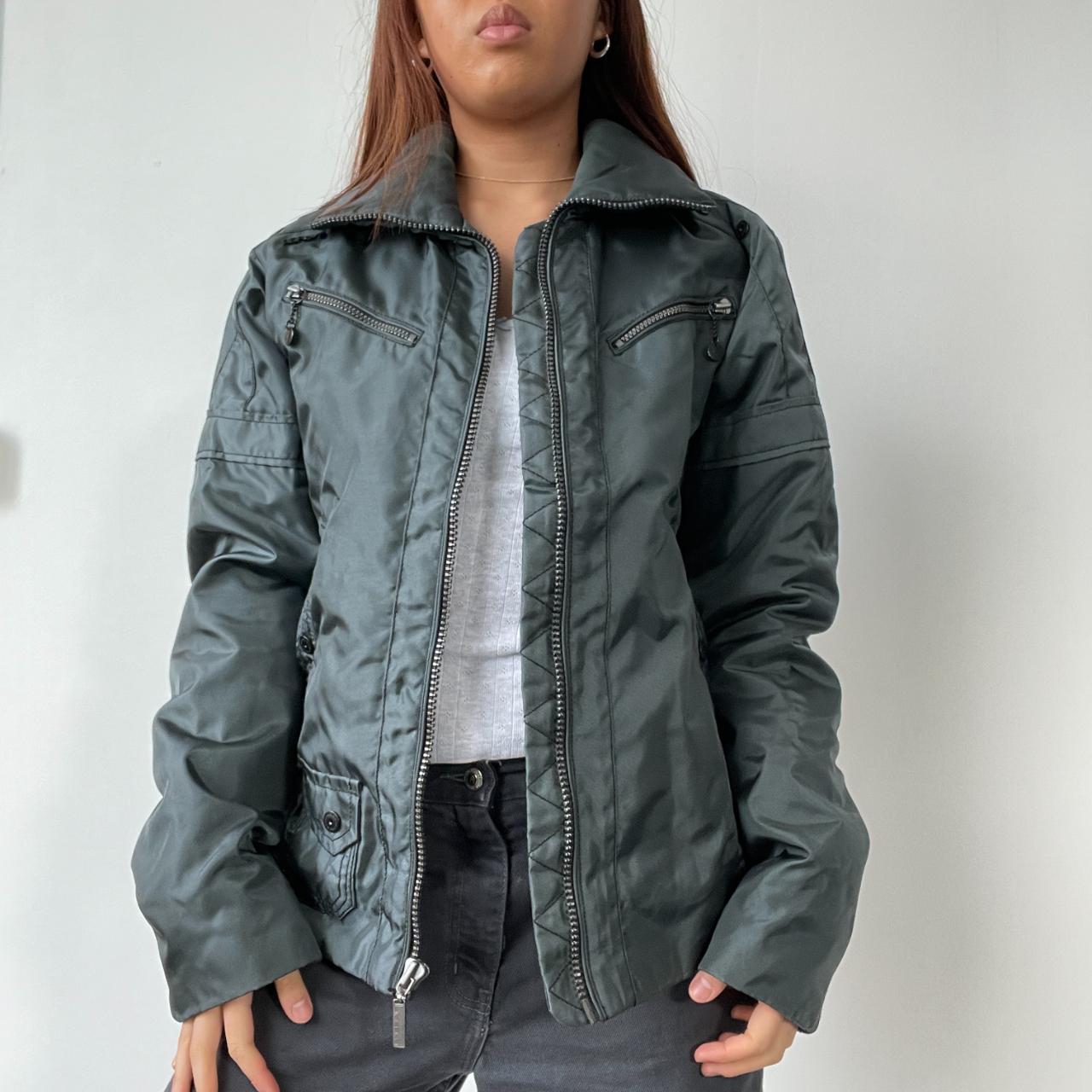 Dark Green/Grey Utility Jacket