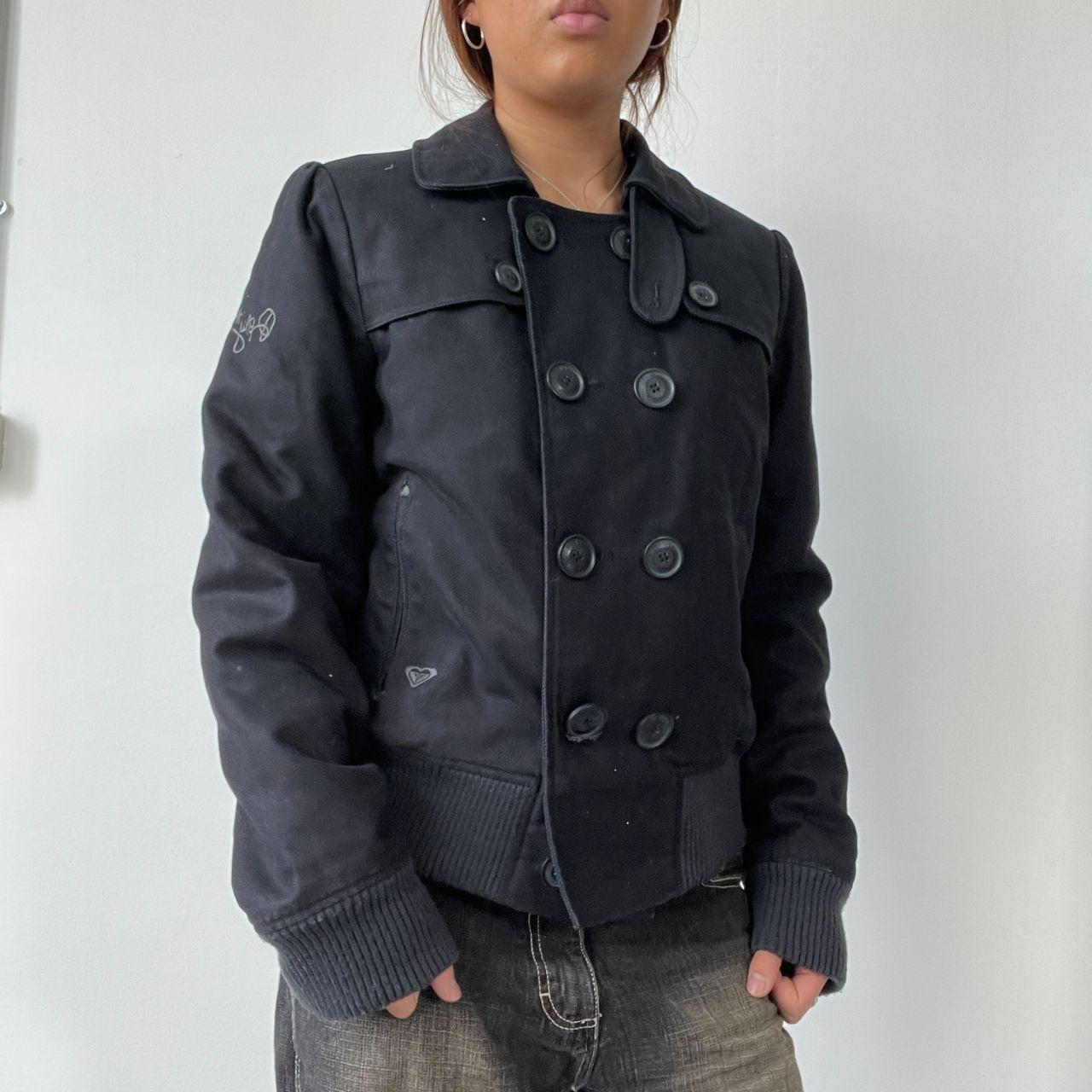 Black Double Breasted Jacket