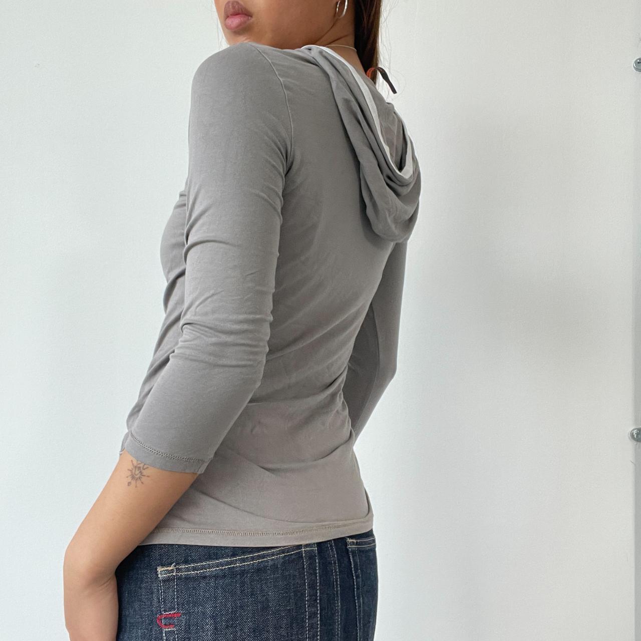 Grey Cop Copine Hooded Top